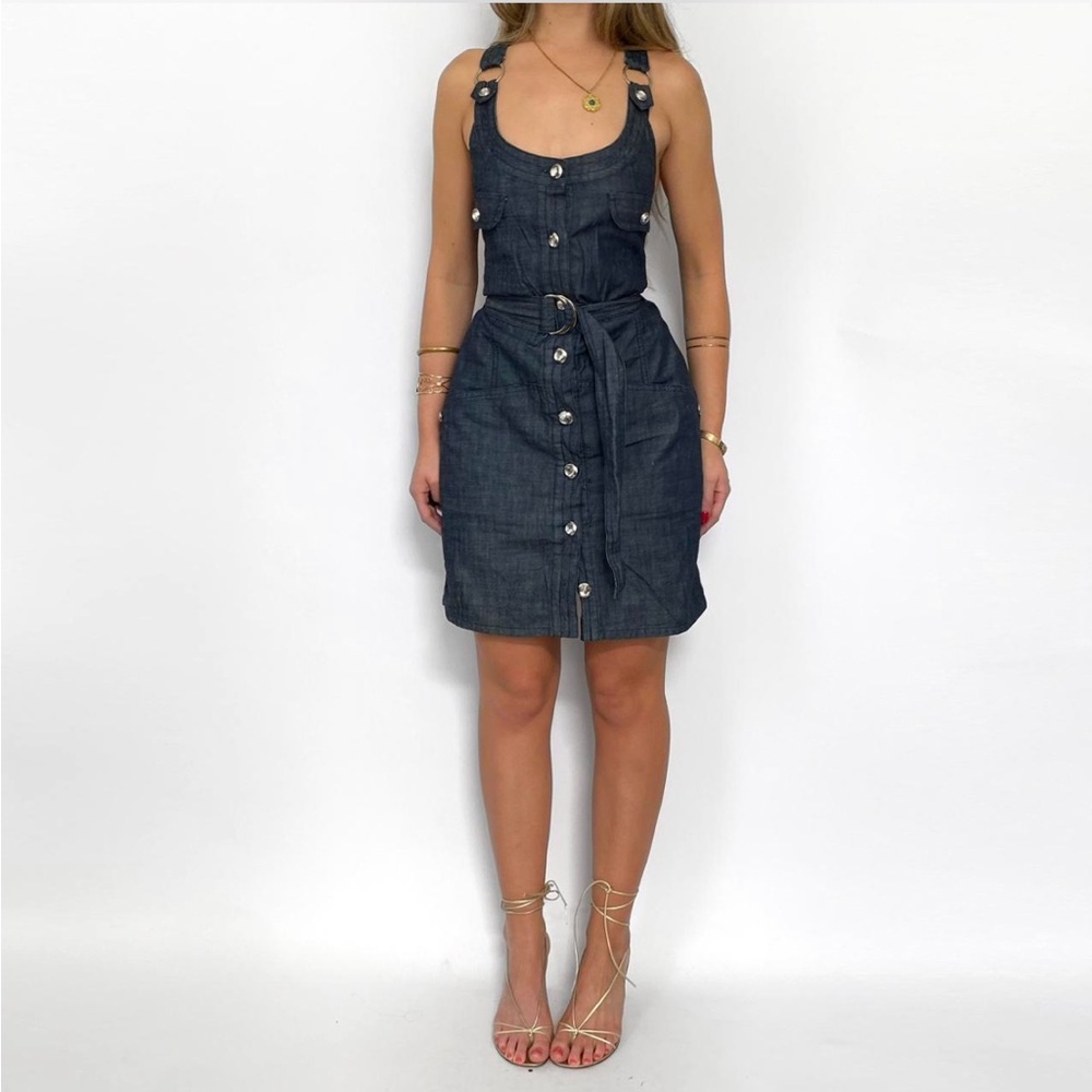 Y2K Vintage Denim Mini Dress